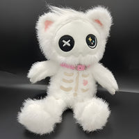 Kawaii Devil Skeleton Cat Plush Toy